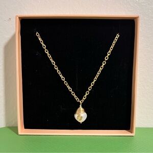 Gold-Filled Freshwater Pearl Pendant Necklace